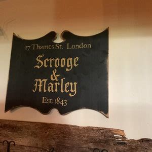 Scrooge and Marley Sign - Etsy