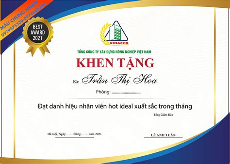 Mẫu bằng khen vinh danh: Tặng giấy khen độc đáo để tôn vinh thành tích ...