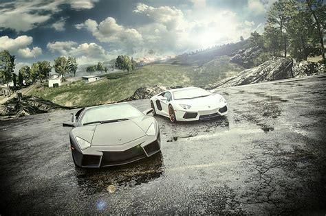 Lamborghini Reventon Vs Aventador Wallpaper