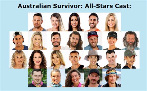 Australian survivor all stars 2020 cast. (Cast spoilers) : r/survivorau