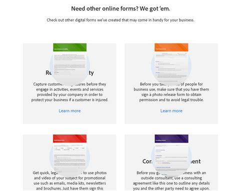 Looking for digital form templates - Adobe Community - 13652644