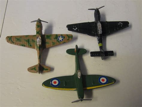 Vintage Metal Toy WWII Military airplanes by franknee on Etsy