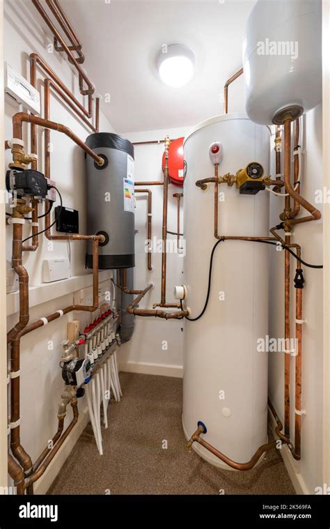 Air source heat pump installation hi-res stock photography and images ...