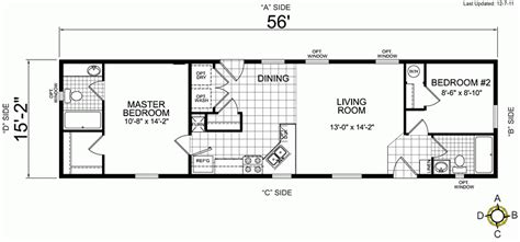 2 Bedroom 2 Bath Single Wide Mobile Home Floor Plans - floorplans.click