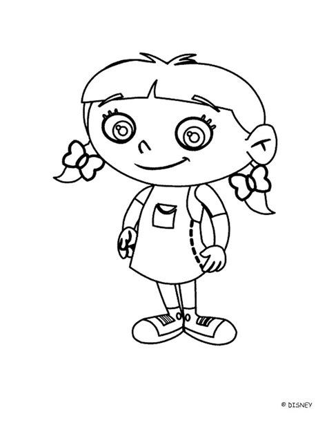 Smiling annie - little einsteins coloring pages - Hellokids.com