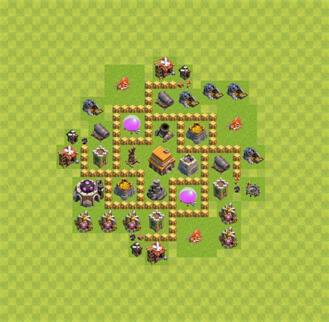 Level 5 Clash Of Clans Rathaus 5 Base / Gute Base Rathaus Level 5 Fur ...