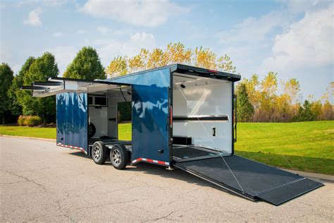 Enclosed Cargo Trailer Car Hauler