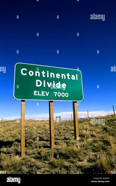 Continental Divide Sign