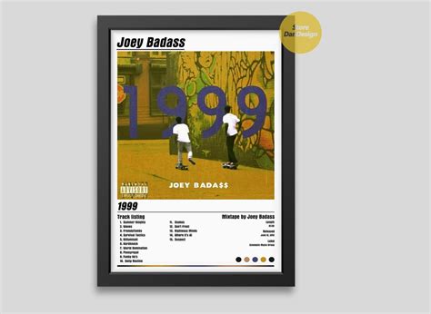 Joey Badass 1999 Album Cover Poster | Etsy