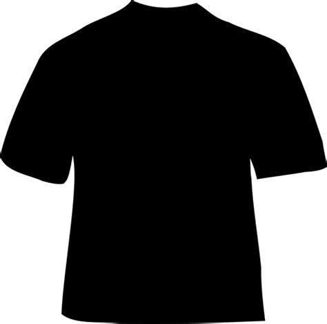 T Shirt Silhouette Vector at Vectorified.com | Collection of T Shirt ...