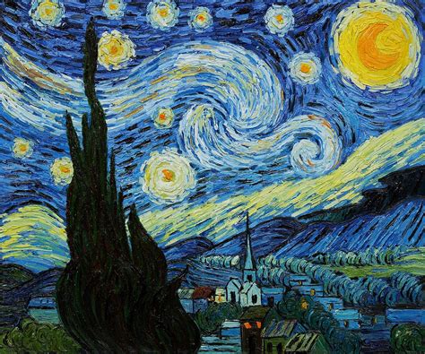 Vincent van Gogh "Starry Night" Most Popular Oil Painting in 2011 ...