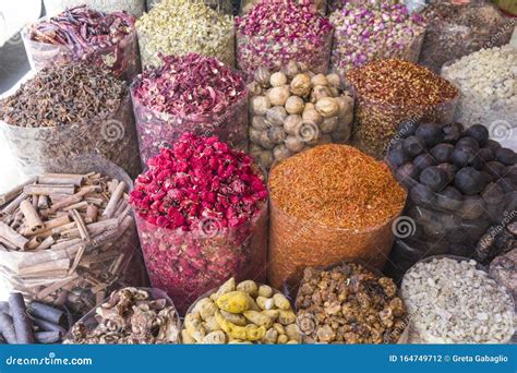 Dubai Spices Souq, Spices Variety Stock Photo - Image of marketplace ...