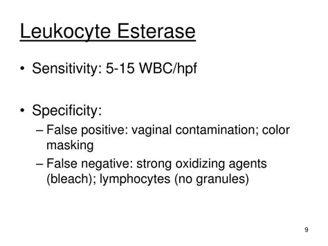 PPT - Chemical Examination of Urine Part IV: Nitrite & Leukocyte ...