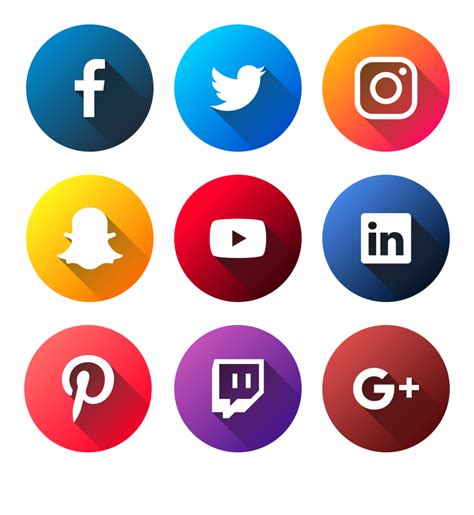 social-media-logos-vector-social-media-logos-flat-social-media-icons ...