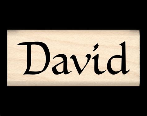 David Name Stamp – Stamps by Impression