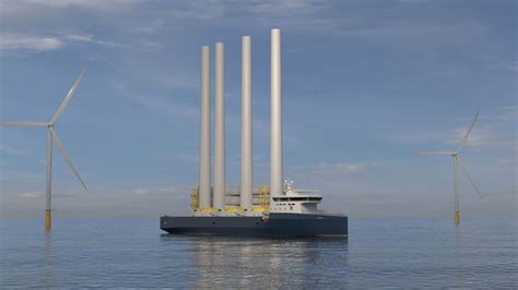 Turbine installation feeder vessel design - Kongsberg Maritime