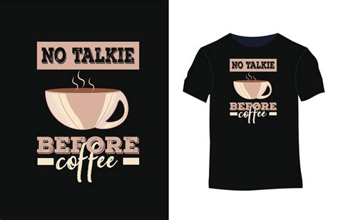 Coffee typography quotes vector t-shirt design 11595253 Vector Art at ...