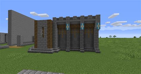 Castle wall minecraft