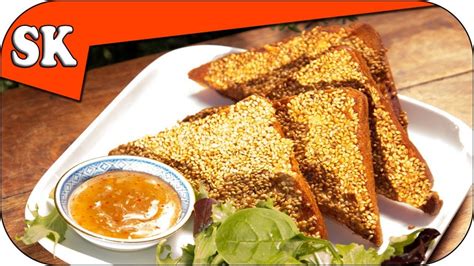 PRAWN TOAST – Sesame Prawn Toast Recipe – Viewer Request - Steve's Kitchen