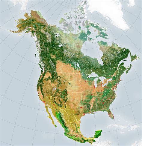 Satellite Mappers Have North America Covered