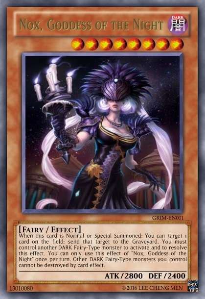 Nox, Goddess of the Night - Advanced Card Design - Yugioh Card Maker Forum