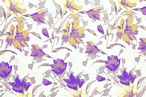 Floral Fabric Pattern 1 Free Stock Photo - Public Domain Pictures