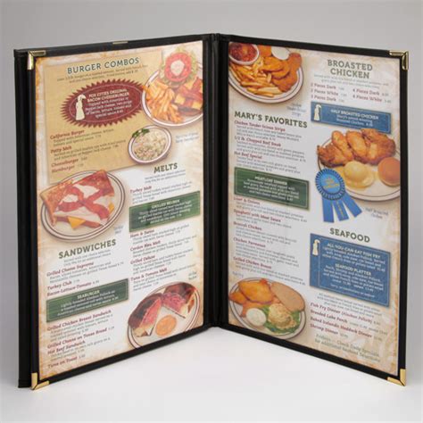 Menu Inserts | Printed Menus | MenuMasters.net