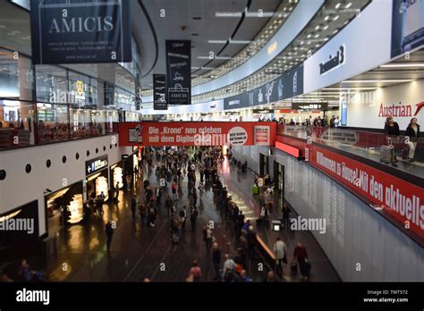 Vienna, Austria: May/20/2019 - Vienna International Airport (built in ...