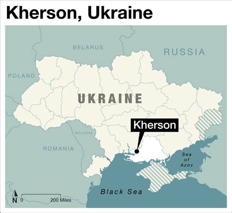 Kherson, Ukraine Map — FBI