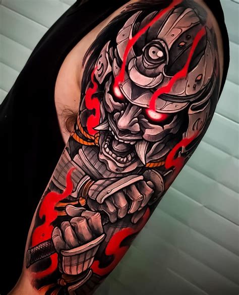 Japanese Ink on Instagram: "Absolutely incredible neo-Japanese samurai ...