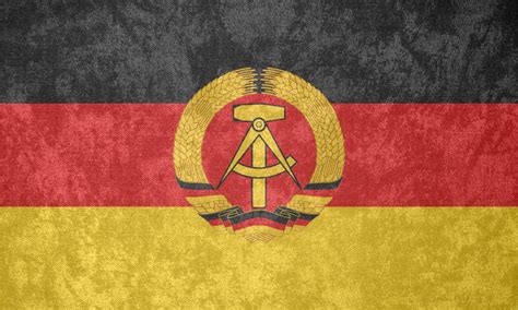 East Germany ~ Grunge Flag (1959 - 1990) by Undevicesimus on DeviantArt