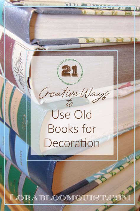 Decorating with Books: 21 Creative Ways to Use Old Books for Decoration ...