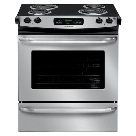 Frigidaire Coil Surface 4-Element Self-cleaning Slide-In Electric Range ...