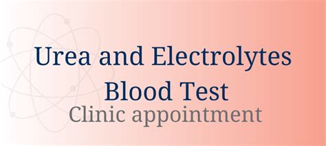 Urea and Electrolytes Blood Test - Phoenix Pathology