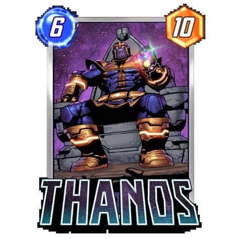 Thanos Marvel Snap Card Variant - Marvel Snap Zone