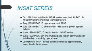 INSAT PROGRAM | PPT