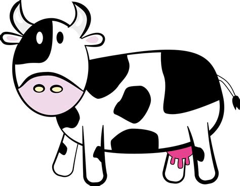 Clipart - Cartoon Cow