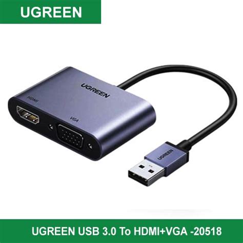 UGREEN USB 3.0 To HDMI VGA CONVERTER Price Bangladesh