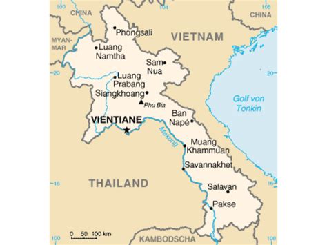 Vientiane - Geographic Facts & Maps - MapSof.net