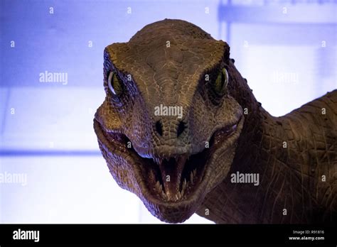 Jurassic Park's Velociraptor Kitchen Scene Stock Photo - Alamy