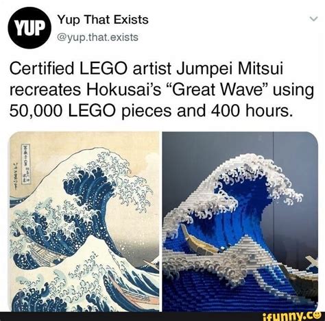 Yup That Exists yup that exists Certified LEGO artist Jumpei Mitsui ...