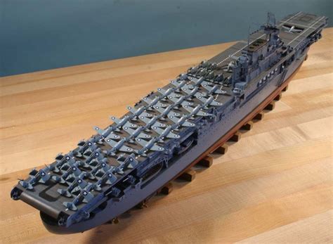 1/350 USS Enterprise CV-6 (Trumpeter) | Model warships, Warship model ...