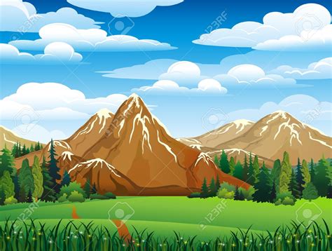 Mountain meadows clipart - Clipground