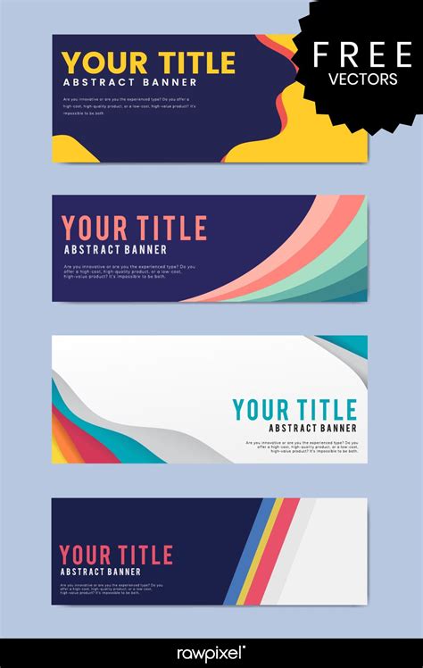 Download free modern business banner templates at rawpixel.com | Web ...