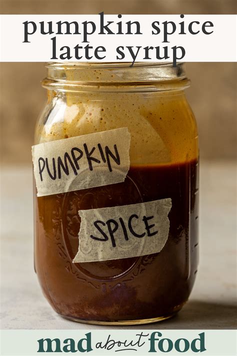 Pumpkin Spice Latte Syrup - Homemade Starbucks Pumpkin Spice Syrup