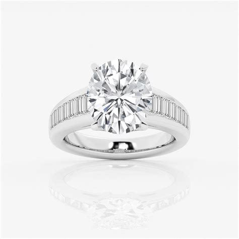 Badgley Mischka Colorless 5 3/4 ctw Oval Lab Grown Diamond Solitaire ...