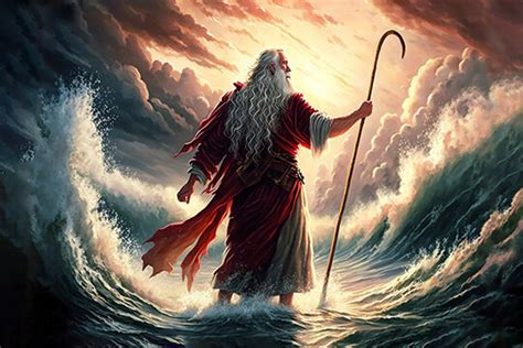 Moses Parting The Red Sea Painting - Infoupdate.org