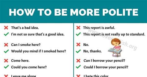 Being Polite: 12 Basic Expressions for Being Polite in English - Love ...