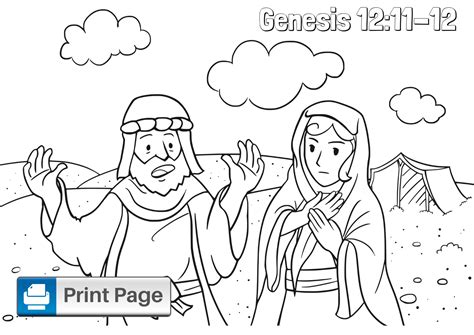 Free Abraham and Sarah Coloring Pages for Kids – ConnectUS