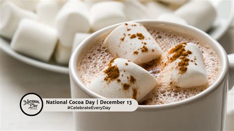 NATIONAL COCOA DAY - December 13 - National Day Calendar